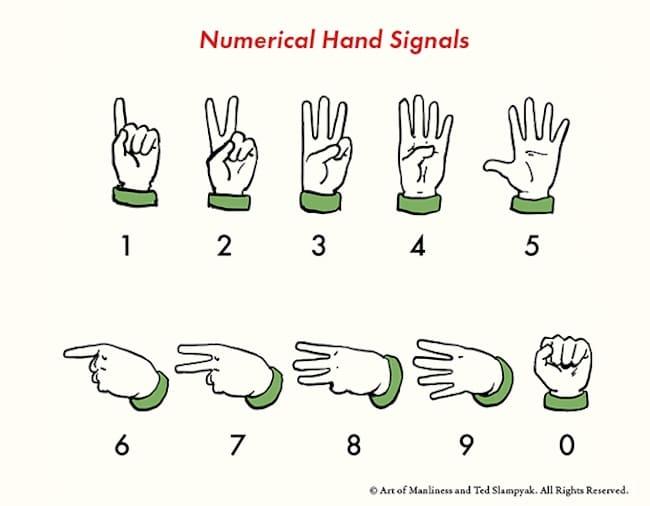 hand signals for dog training